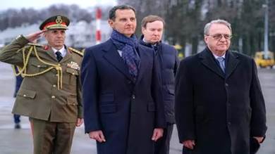 ​الرئيس السوري يصل إلى موسكو للقاء بوتين